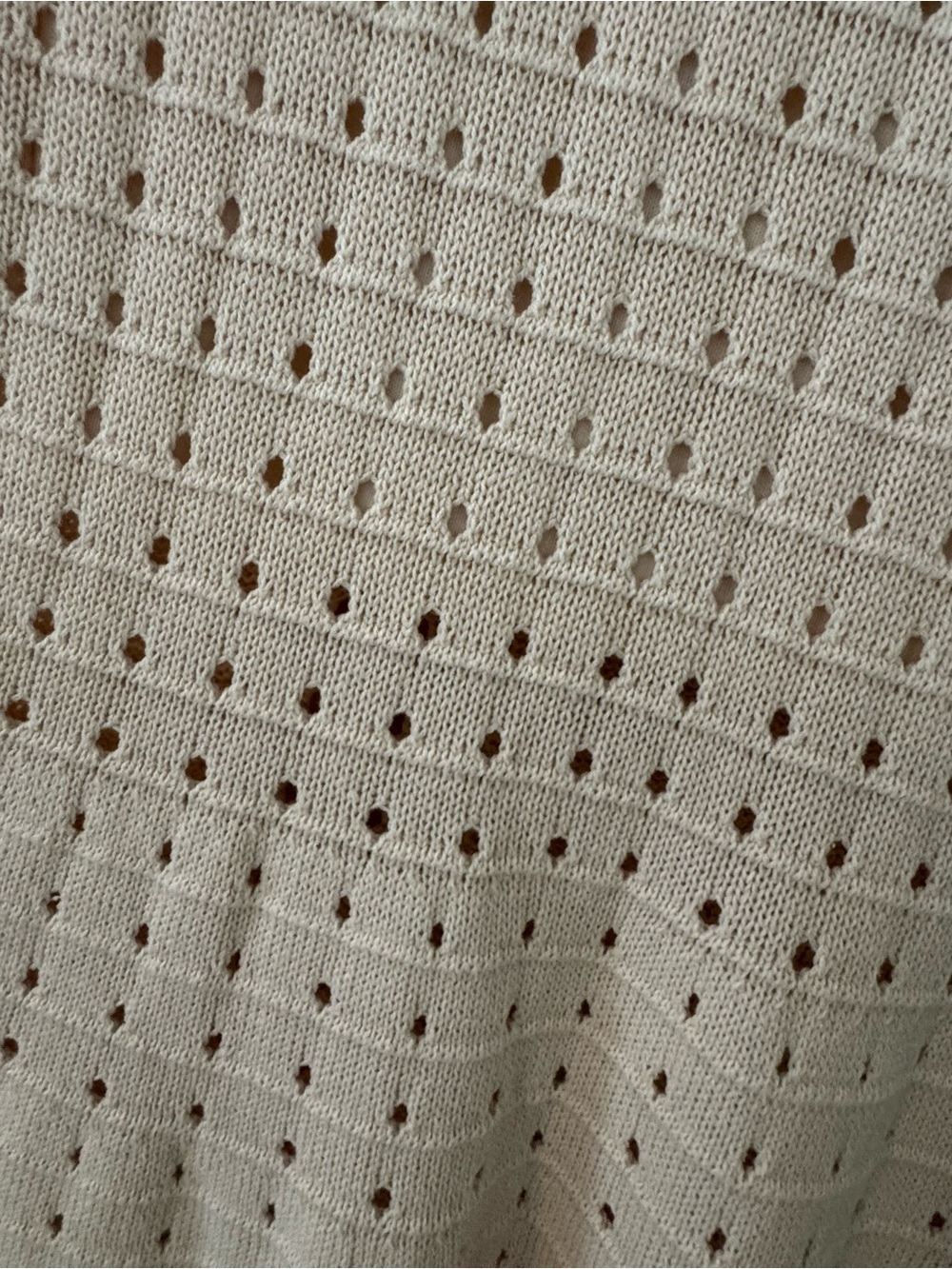 Hausen Cream Knit Eyelet Maxi Skirt - Picture 3 of 6